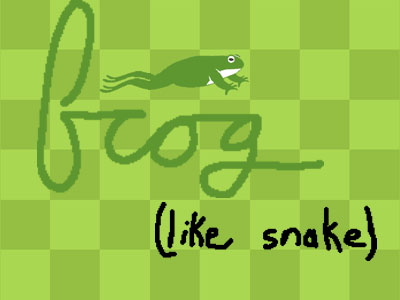 Frog (like snake)